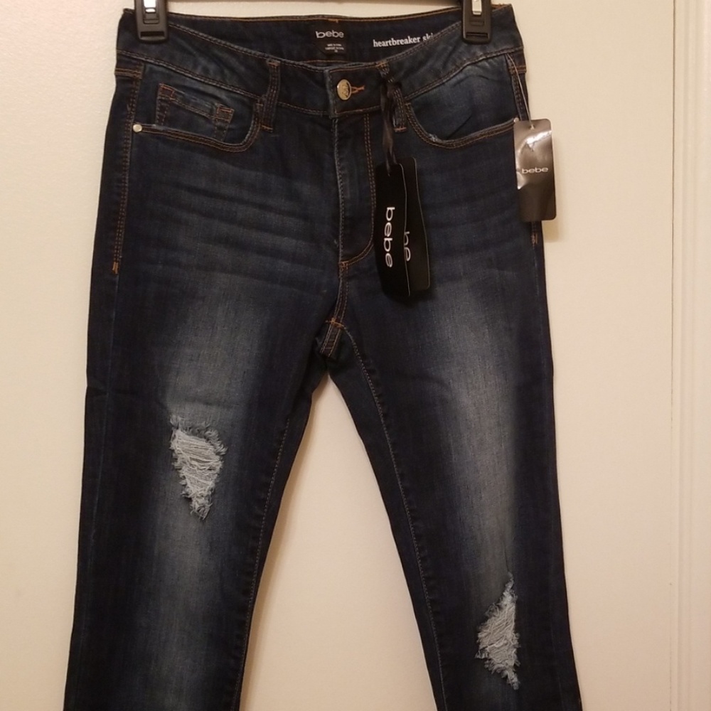 Bebe heartbreaker skinny jeans